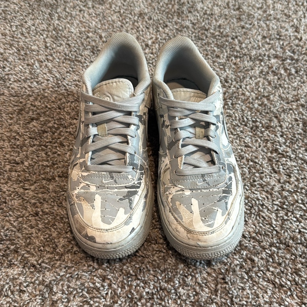 White Camo Nike Air